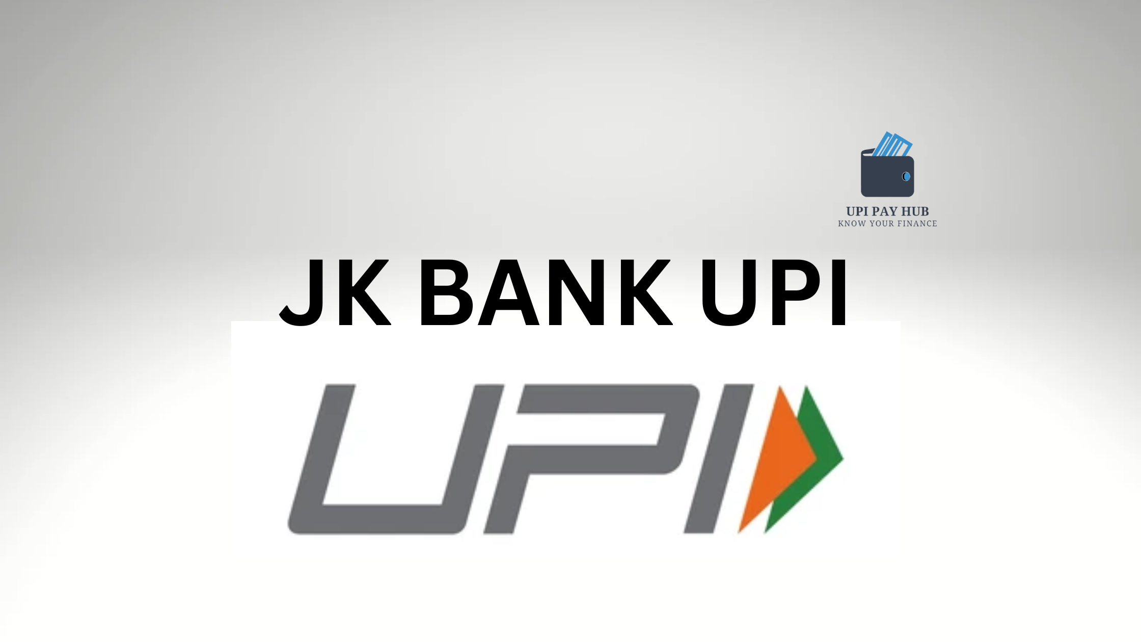 Solving payment difficulties: JK Bank UPI manual